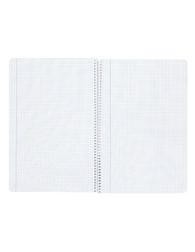 CI | Cuaderno espiral liderpapel a4 wonder tapa plastico 80h 90gr cuadro 3mm con margen colores surtidos