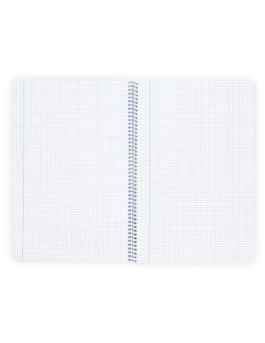 CI | Cuaderno espiral liderpapel a4 wonder tapa plastico 80h 90gr cuadro 4mm con margen color amarillo