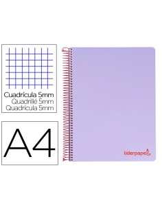 CI | Cuaderno espiral liderpapel a4 micro wonder tapa...