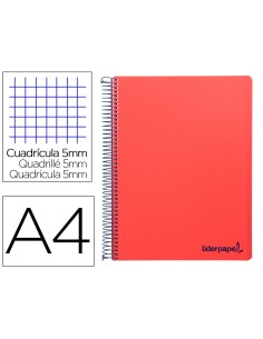 CI | Cuaderno espiral liderpapel a4 micro wonder tapa...