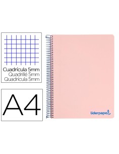 CI | Cuaderno espiral liderpapel a4 micro wonder tapa...