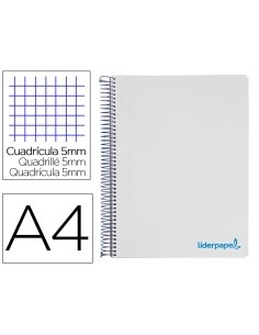 CI | Cuaderno espiral liderpapel a4 micro wonder tapa...