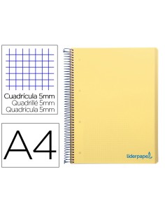 CI | Cuaderno espiral liderpapel a4 micro wonder tapa...
