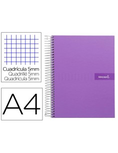 CI | Cuaderno espiral liderpapel a4 micro crafty tapa...