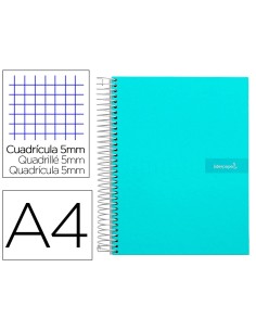 CI | Cuaderno espiral liderpapel a4 micro crafty tapa...