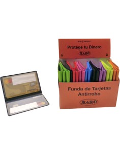CI | Funda portatarjetas saro antirrobo datos doble cara...