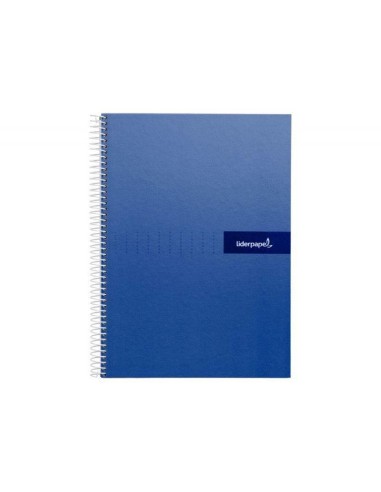 CI | Cuaderno Espiral Liderpapel A4 Crafty Tapa Forrada 80H 90 Gr Milimetrado 2 Mm Colores Surtidos