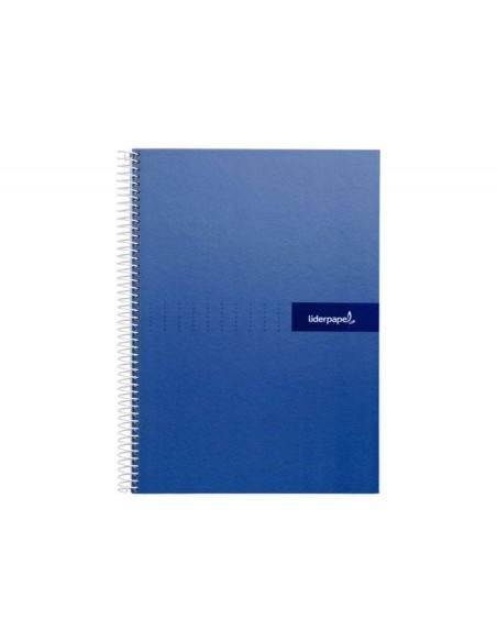 CI | Cuaderno Espiral Liderpapel A4 Crafty Tapa Forrada 80H 90 Gr Milimetrado 2 Mm Colores Surtidos