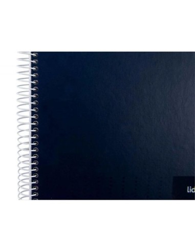 CI | Cuaderno Espiral Liderpapel A4 Crafty Tapa Forrada 80H 90 Gr Milimetrado 2 Mm Colores Surtidos