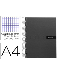 CI | Cuaderno espiral liderpapel a4 crafty tapa forrada...