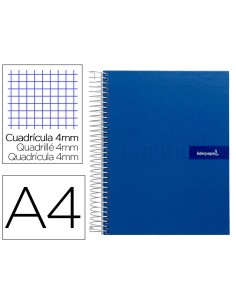 CI | Cuaderno espiral liderpapel a4 crafty tapa forrada...
