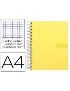 CI | Cuaderno espiral liderpapel a4 crafty tapa forrada...