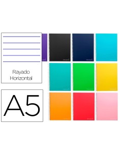 CI | Cuaderno espiral liderpapel a5 micro jolly tapa...