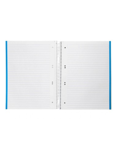 CI | Cuaderno espiral liderpapel a5 micro jolly tapa forrada 140h 75 gr horizontal 5 bandas6 taladros colores surtidos