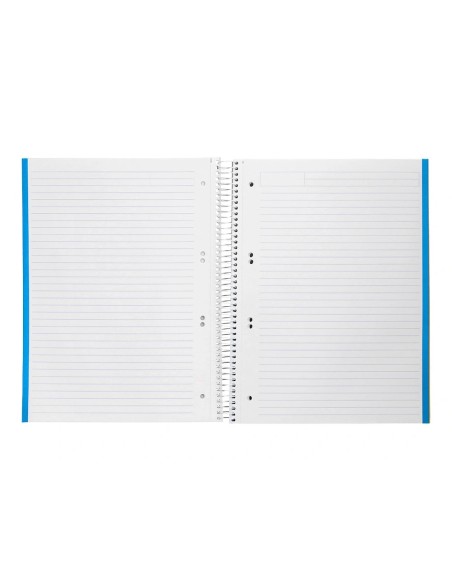 CI | Cuaderno espiral liderpapel a5 micro jolly tapa forrada 140h 75 gr horizontal 5 bandas6 taladros colores surtidos
