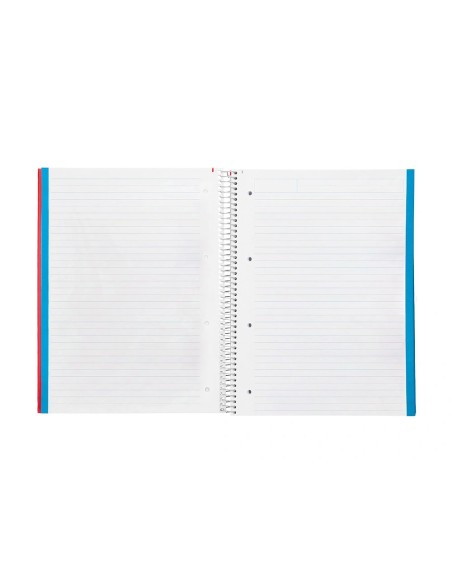 CI | Cuaderno espiral liderpapel a4 micro jolly multidisciplina tapa forrada 140h 75gr 28h 5mm 112h hrtal.