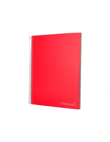 CI | Cuaderno espiral liderpapel a4 micro jolly multidisciplina tapa forrada 140h 75gr 28h 5mm 112h hrtal.