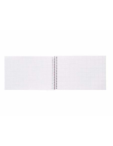 CI | Cuaderno espiral liderpapel bolsillo dieciseiavo apaisado witty tapa dura dura 80h 60 grcuadro 4 mm colores stdos.