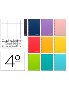 CI | Cuaderno espiral liderpapel cuarto witty tapa dura...
