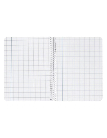 CI | Cuaderno espiral liderpapel cuarto witty tapa dura 80h 75gr cuadro 8mm con margen colores surtidos