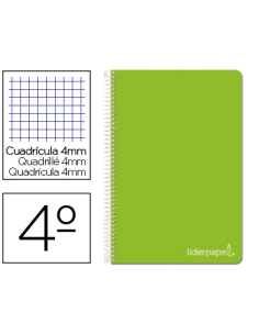 CI | Cuaderno espiral liderpapel cuarto witty tapa dura...