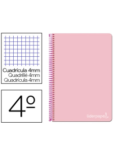 CI | Cuaderno espiral liderpapel cuarto witty tapa dura...