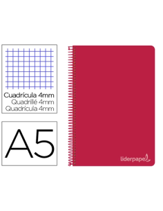 CI | Cuaderno espiral liderpapel cuarto witty tapa dura...