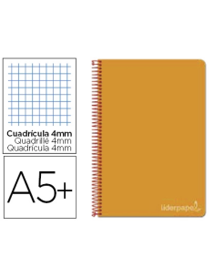 CI | Cuaderno espiral liderpapel cuarto witty tapa dura...