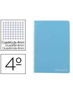 CI | Cuaderno espiral liderpapel cuarto witty tapa dura...