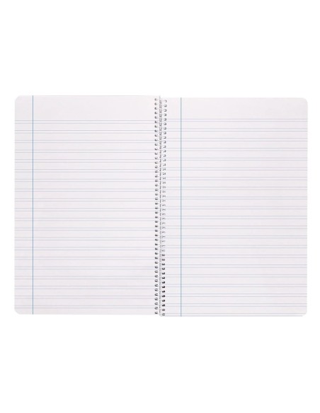 CI | Cuaderno espiral liderpapel folio witty tapa dura 80h 75gr rayado montessori 5mm colores surtidos