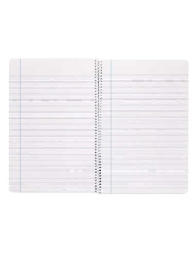 CI | Cuaderno espiral liderpapel folio witty tapa dura 80h 75gr rayado montessori 3,5mm colores surtidos