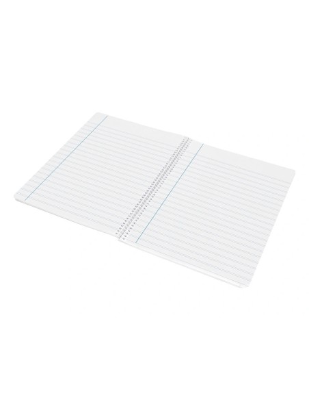 CI | Cuaderno espiral liderpapel folio witty tapa dura 80h 75gr rayado montessori 3,5mm colores surtidos