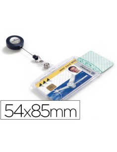 CI | Identificador con cordon extensible durable doble...