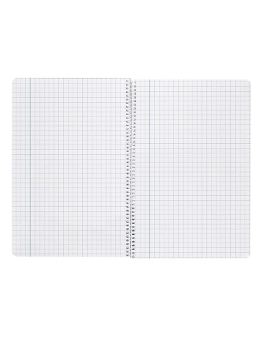 CI | Cuaderno espiral liderpapel folio witty tapa dura 80h 75gr cuadro 8mm con margen colores surtidos