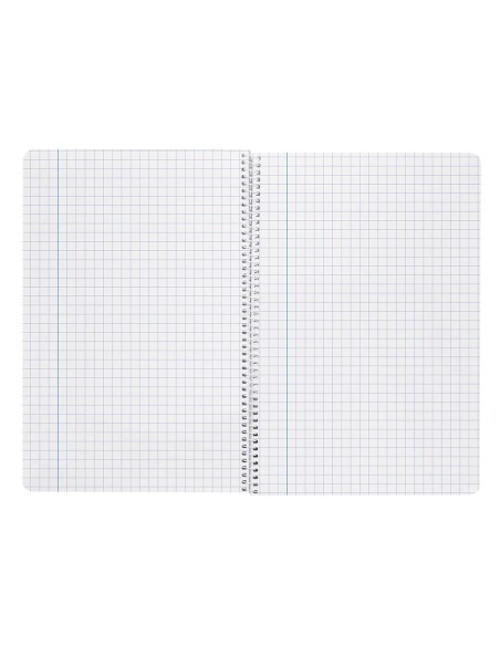 CI | Cuaderno espiral liderpapel folio witty tapa dura 80h 75gr cuadro 8mm con margen colores surtidos