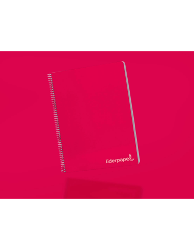 CI | Cuaderno espiral liderpapel folio witty tapa dura 80h 75gr cuadro 6mm con margen colores surtidos