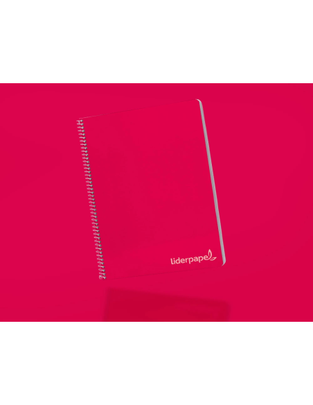 CI | Cuaderno espiral liderpapel folio witty tapa dura 80h 75gr cuadro 6mm con margen colores surtidos