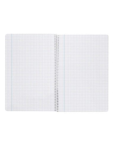 CI | Cuaderno espiral liderpapel folio witty tapa dura 80h 75gr cuadro 6mm con margen colores surtidos