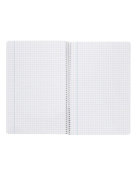 CI | Cuaderno espiral liderpapel folio witty tapa dura 80h 75gr cuadro 6mm con margen colores surtidos