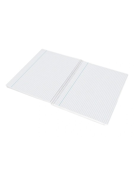 CI | Cuaderno espiral liderpapel folio witty tapa dura 80h 75gr cuadro 6mm con margen colores surtidos