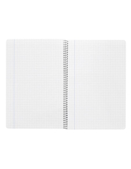 CI | Cuaderno espiral liderpapel folio witty tapa dura 80h 75gr cuadro 4mm con margen color violeta