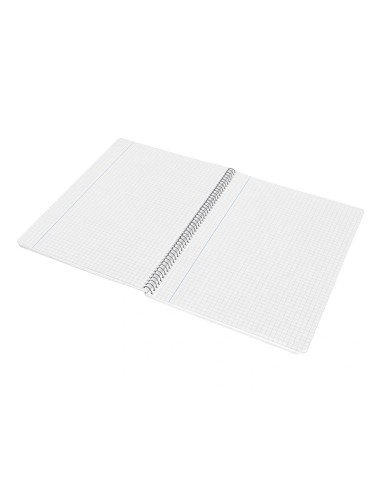 CI | Cuaderno espiral liderpapel folio witty tapa dura 80h 75gr cuadro 4mm con margen color violeta