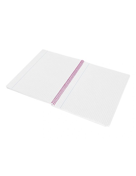 CI | Cuaderno espiral liderpapel folio witty tapa dura 80h 75gr cuadro 4mm con margen color turquesa