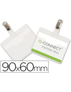 CI | Identificador con pinza q-connect kf01560 60x90 mm...