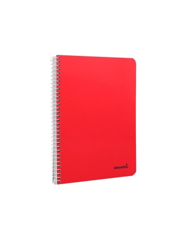 CI | Cuaderno espiral liderpapel cuarto smart tapa blanda 80h 60gr rayado montessori 5mm colores surtidos
