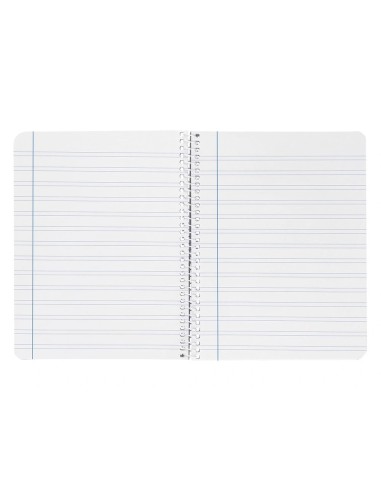 CI | Cuaderno espiral liderpapel cuarto smart tapa blanda 80h 60gr rayado montessori 5mm colores surtidos