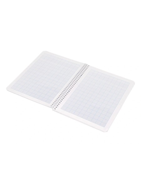 CI | Cuaderno espiral liderpapel cuarto smart tapa blanda 80h 60gr rayado nº46 colores surtidos