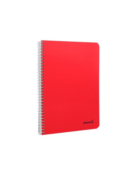 CI | Cuaderno espiral liderpapel cuarto smart tapa blanda 80h 60gr cuadro 8mm con margen colores surtidos