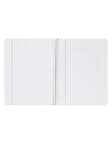 CI | Cuaderno espiral liderpapel cuarto smart tapa blanda 80h 60gr cuadro 8mm con margen colores surtidos