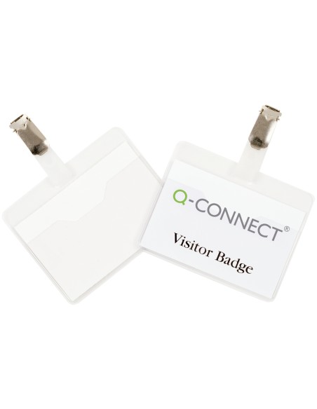 CI | Identificador con pinza q-connect kf01562 60x90 mm -cerrada